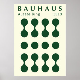 Bauhaus Ausstellung 1919 Formendruck, Wohndekorati Poster