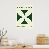 Bauhaus Ausstellung 1919 Geometric, home decor Poster (Küche)