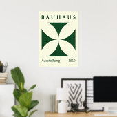 Bauhaus Ausstellung 1919 Geometric, home decor Poster (Heimbüro)