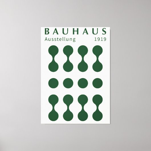 Bauhaus Ausstellung 1919 Shape Print, home decor  Leinwanddruck (Vorderseite)