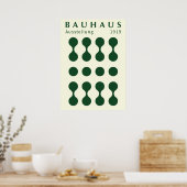 Bauhaus Ausstellung 1919 Shape Print, home decor  Poster (Küche)