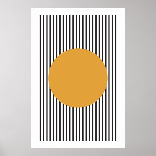 Bauhaus Ausstellung Einzigartiger geometrischer Pl Poster (Vorne)
