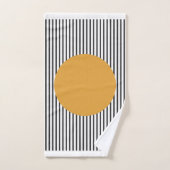 Bauhaus Ausstellung Unique Geometric Poster Minima Badhandtuch Set (Handtuch)