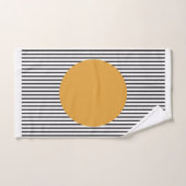 Bauhaus Ausstellung Unique Geometric Poster Minima Badhandtuch Set (Handtuch)
