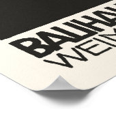 Bauhaus Austellung 1923 Künstlerische Moderne Auss Poster (Ecke)