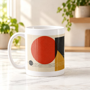 Bauhaus Balance Abstract Geometrische Tasse
