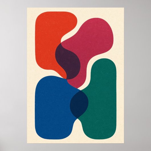 Bauhaus, Bauhaus-Design, modernes Design, geometri Poster (Vorne)