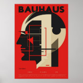 Bauhaus, Bauhaus-Design, modernes Design, geometri Poster (Vorne)