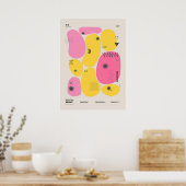 Bauhaus, Bauhaus-Design, modernes Design, geometri Poster (Küche)