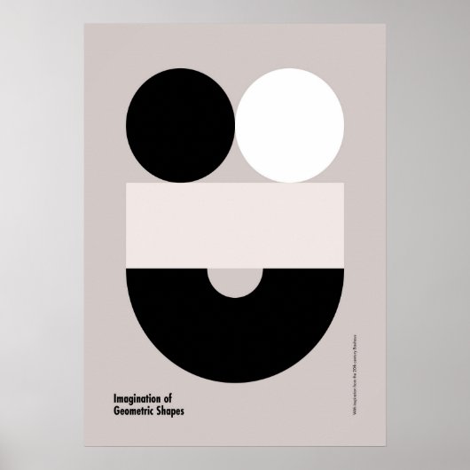 Bauhaus, Bauhaus-Design, modernes Design, geometri Poster (Vorne)