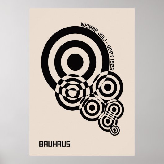 Bauhaus, Bauhaus-Design, modernes Design, geometri Poster (Vorne)
