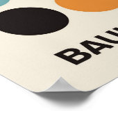 Bauhaus, Bauhaus-Design, modernes Design, geometri Poster (Ecke)