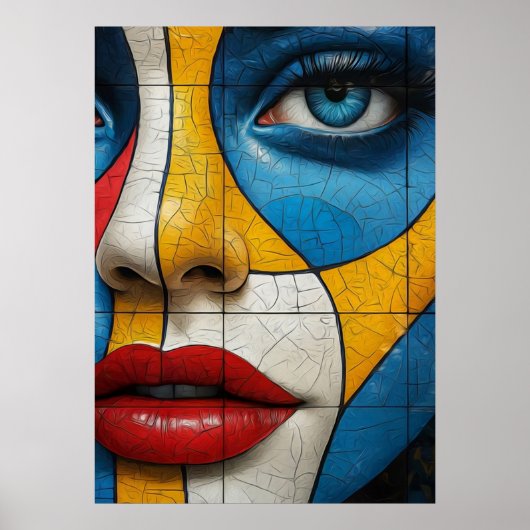 Bauhaus, Bauhaus-Design, modernes Design, geometri Poster (Vorne)