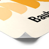 Bauhaus, Bauhaus-Design, modernes Design, geometri Poster (Ecke)