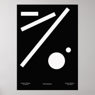 Bauhaus, Bauhaus-Design, modernes Design, geometri Poster