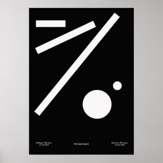 Bauhaus, Bauhaus-Design, modernes Design, geometri Poster