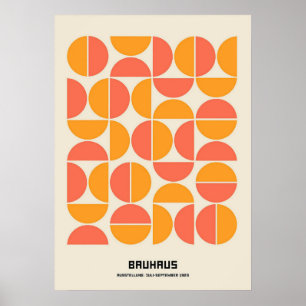 Bauhaus, Bauhaus-Design, modernes Design, geometri Poster