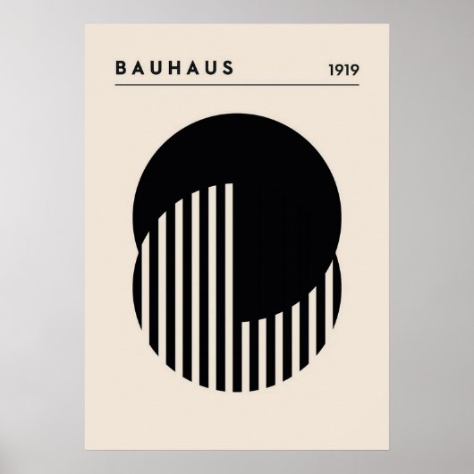Bauhaus, Bauhaus-Design, modernes Design, geometri Poster (Vorne)