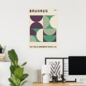 Bauhaus, Bauhaus-Design, modernes Design, geometri Poster (Heimbüro)