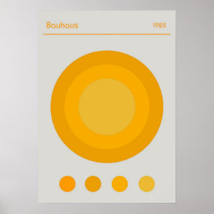 Bauhaus, Bauhaus-Design, modernes Design, geometri Poster