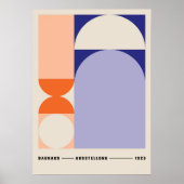 Bauhaus, Bauhaus-Design, modernes Design, geometri Poster (Vorne)