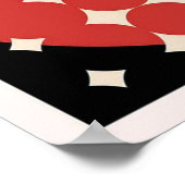 Bauhaus, Bauhaus-Design, modernes Design, geometri Poster (Ecke)