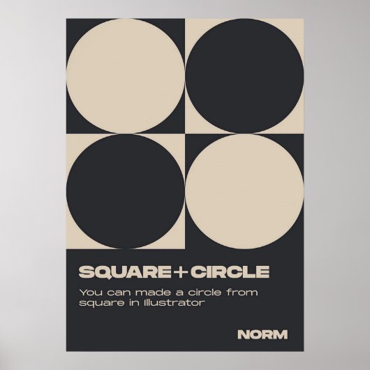 Bauhaus, Bauhaus-Design, modernes Design, geometri Poster (Vorne)