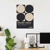 Bauhaus, Bauhaus-Design, modernes Design, geometri Poster (Heimbüro)