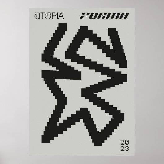 Bauhaus, Bauhaus-Design, modernes Design, geometri Poster (Vorne)