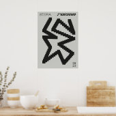 Bauhaus, Bauhaus-Design, modernes Design, geometri Poster (Küche)