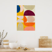 Bauhaus, Bauhaus-Design, modernes Design, geometri Poster (Küche)