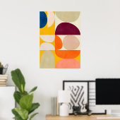 Bauhaus, Bauhaus-Design, modernes Design, geometri Poster (Heimbüro)