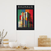 Bauhaus, Bauhaus-Design, modernes Design, geometri Poster (Küche)