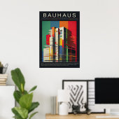 Bauhaus, Bauhaus-Design, modernes Design, geometri Poster (Heimbüro)