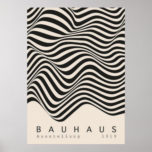 Bauhaus, Bauhaus-Design, modernes Design, geometri Poster (Vorne)