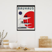 Bauhaus, Bauhaus-Design, modernes Design, geometri Poster (Küche)