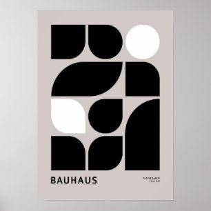 Bauhaus, Bauhaus-Design, modernes Design, geometri Poster