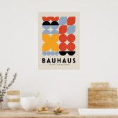 Bauhaus, Bauhaus-Design, modernes Design, geometri Poster (Küche)