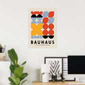 Bauhaus, Bauhaus-Design, modernes Design, geometri Poster (Heimbüro)
