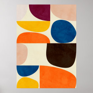 Bauhaus, Bauhaus-Design, modernes Design, geometri Poster