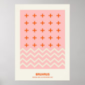 Bauhaus, Bauhaus-Design, modernes Design, geometri Poster (Vorne)