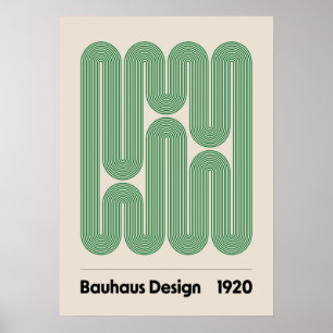 Bauhaus, Bauhaus-Design, modernes Design, geometri Poster