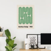 Bauhaus, Bauhaus-Design, modernes Design, geometri Poster (Heimbüro)