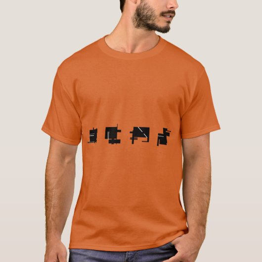 Bauhaus Blocks T-Shirt (Vorderseite)
