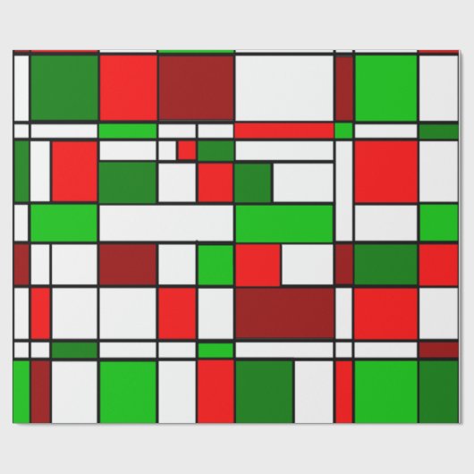Bauhaus Christmas Geschenkpapier (Flach)