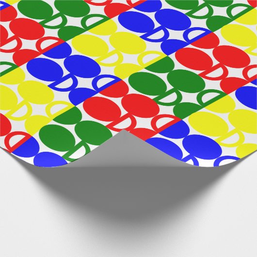 Bauhaus Circles Geschenkpapier (Ecke)