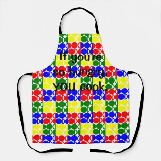 Bauhaus Circles Schürze (Vorderseite)