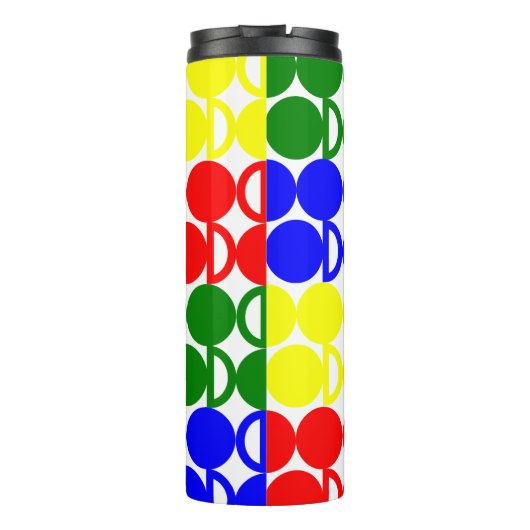 Bauhaus Circles Thermosbecher (Rückseite)