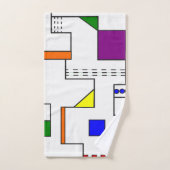 Bauhaus Circuits Badhandtuch Set (Handtuch)