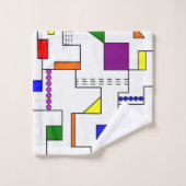 Bauhaus Circuits Badhandtuch Set (Waschlappen)